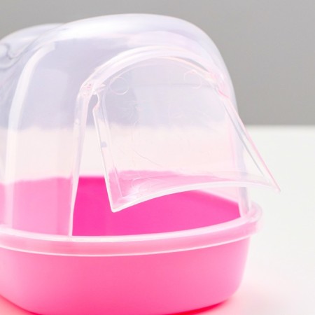 Toilet for rodents Figure "Piggon", 13 x 10 x 10 cm, pink-2