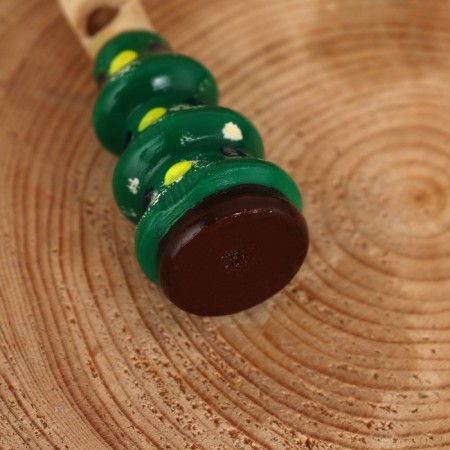 Whistle "Christmas tree", 7.5 cm, wood-2