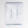 Box for storing a retractable share, 31 × 20 × 11 cm, white color