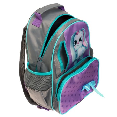 School backpack, 37 x 26 x 13 cm, ergonomic back, calligrata orth "Bunny"-13