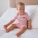 Kit for children (body, shorts) minku, powder color, height 86-92 cm