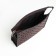 Lightning cosmetic bag, brown color