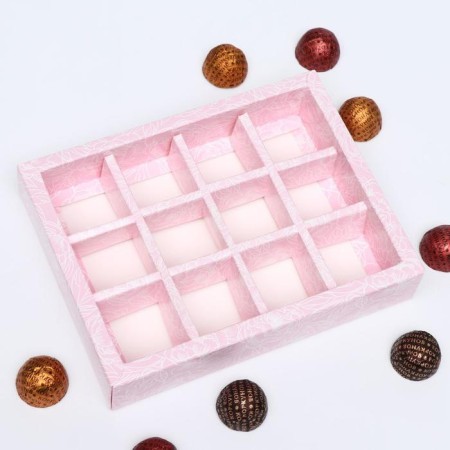Box for sweets, 12 pcs, "Summer Bouquet", 19 x 15 x 3.6 cm-2
