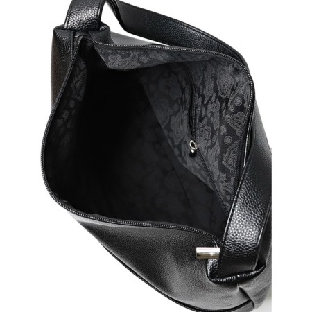 Female bag, artificial leather, 330x305x130 cm, black-4