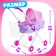 Stroller for dolls, universal, metal frame