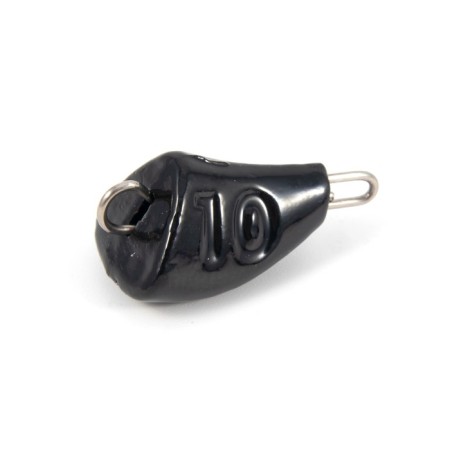 Cargo bullet-excentric stained collapsible Yaman 10 pcs., 10 g, black-1