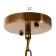 Chandelier 1757/6 E14 40W black and gold 67x67x47 cm Bayerlux