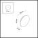 Eclissi lamp 1x9W LED 4000K White 4x18x18cm