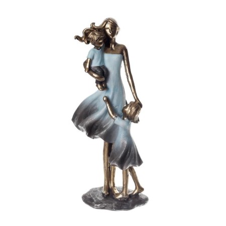 Polystone souvenir "Mom with children" 24x7x11 cm-4