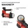 Car compressor "Aggressor" AGR-30l, Metallic, 12V, 140W, performance 30 l/min, LED LED, bag