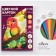 Cardboard of color A4, 16 sheets, 8 colors, in the Parrot folder, coated 240 g/m2