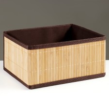 Stelly Bamboo basket, 29 x 23 x 14 cm, bamboo