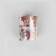 Fatin with snowflakes, with multi -colored embossing, 7.5 cm, 11 ± 1 g/sq.m, 9.1 ± 0.5 m, white color No. 33