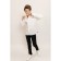Surchachka upper for ISEE boys, height 158-164 cm, white color