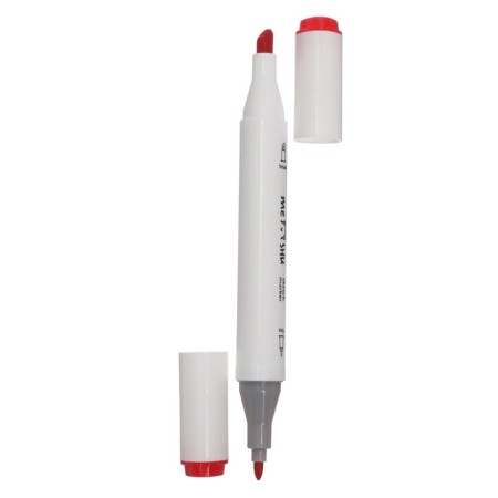 Meshu double -sided markers for sketching, 24 colors (basic colors)-2