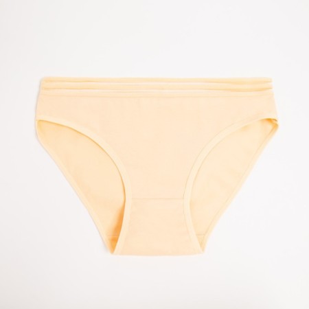 Panties female slips, beige color, rr 42-44