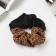 Hair elastic band "Orbit" Style style, 12 cm, black-brown