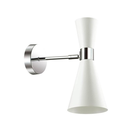 Sconces quinn 1x60W E14, chrome, white 26x12x26 cm-1