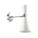 Sconces quinn 1x60W E14, chrome, white 26x12x26 cm