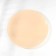 Ivory plate, glass, d = 28 cm, beige color
