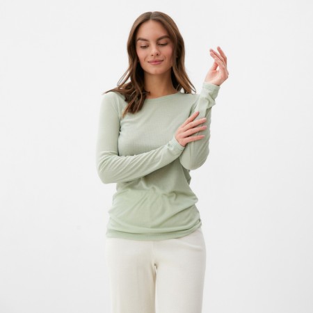 Women's Longsliva KAFTAN: Basic Line olive, size 50-52-2
