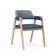 The dining room Combo, the frame of the beech, fabric polyester, the color of Pacific Ocean Blue