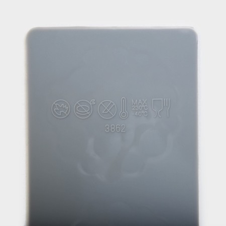 AISING rug of Dolyan "Bubbles", silicone, 28 × 6 × 0.3 cm, color gray color-2