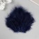 Pen of decorative goose downy "dark blue" set 40 pcs h = 10-15 cm