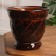 Pot Flower rhombus No. 3 4l, 21x20 cm brown