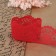 Capricon lace, 40 mm × 10 ± 1 m, red color