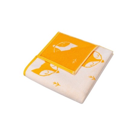 Terry towel Fox, size 30x50 cm, orange color-3