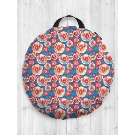 Siddle Pill "Bright flowers", decorative, D = 52 cm