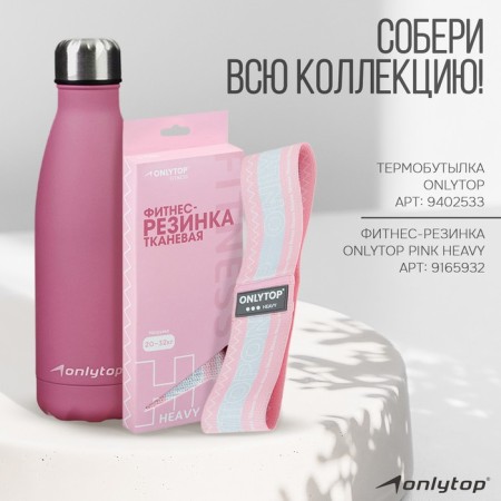 Fitness and yoga mat, 183x61x0.6 cm, gray/pink color-5