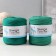 Knitted yarn secondary 90% cotton, 10% p/e, 100m/450 ± 50 g (emerald) mix