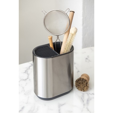 Organizer for kitchen supplies Smart Solutions atle, 18x11.5x19.5 cm, silver color-3