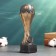 Bronze Football Cup, 8x7x19cm