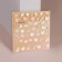 Nail stickers "White chamomile", voluminous, white/yellow color
