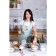 Apron "Ethel" Cacti 70x60 cm cm, 100% cotton, martial 160 g/m2