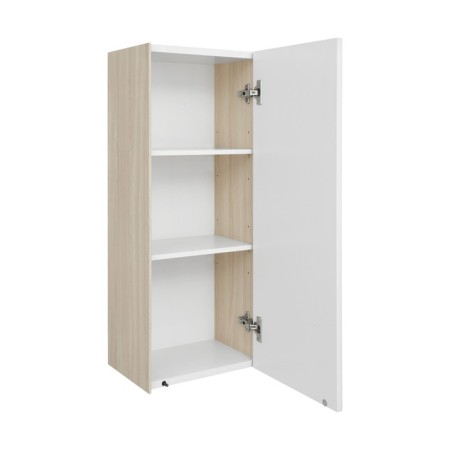 Cabinet of hinged Aquaton Asti, color white gloss, ash shimo-1