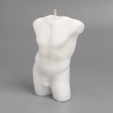 Set of candles on the stand "Man and Woman", white-pink stand-6