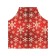 Apron kitchen with a photo print "Field of Snowflakes", adjustable, size OS