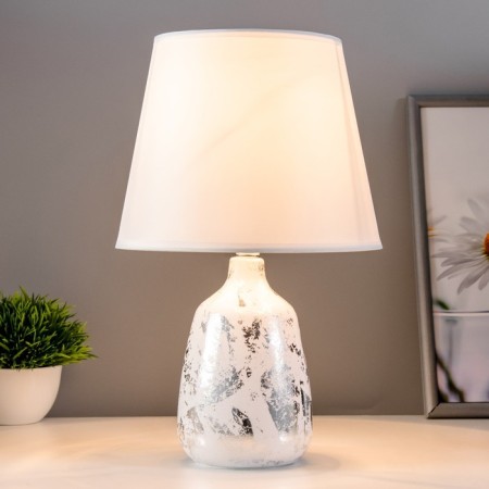 Pani table lamp E14 40W silver 20x20x32cm Risalux-1