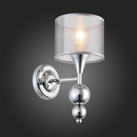 Wall lamp EVOLUCE. Sle107101-01. Pazione. 1x40 watts, E14, 14x28 cm, chromium color-2