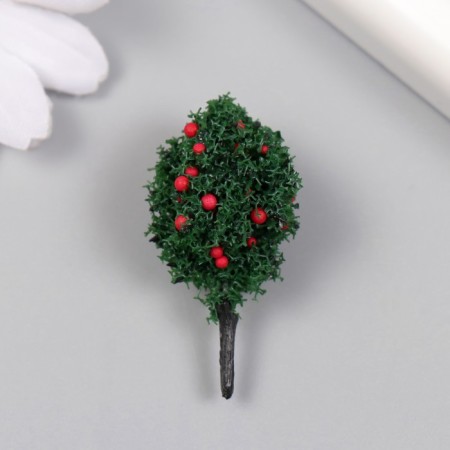 Artificial plant for creativity plastic "apple tree" 4 cm
