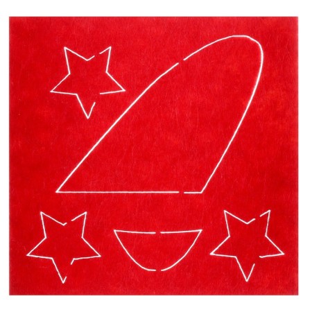 Set for creativity. Cards from felt "plane"-7