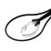 Chandelier gallop 890551 5x60W E27 black/matte white with black pattern