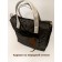 Marta bag black quilted fabric