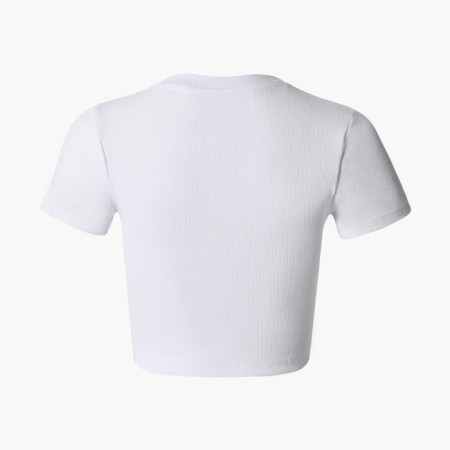 Women's T -shirt shortened, white color, size 46 (l)-7