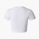 Women's T -shirt shortened, white color, size 46 (l)