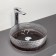 Haller shell COMFORTY CF21009, glass, round, coffee color, 36 cm